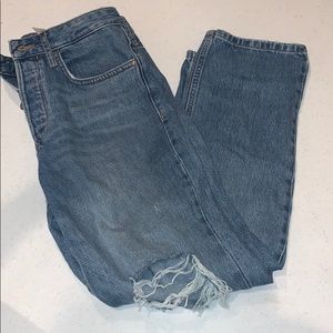 calvin klein mom jeans